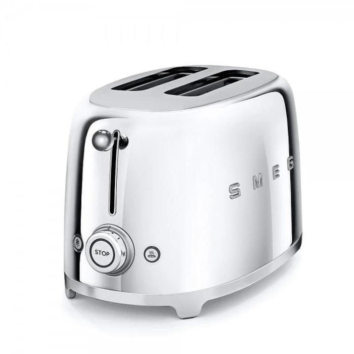 Φρυγανιέρα SMEG 50's Style 2 φέτες Χρώμιο TSF01SSEU