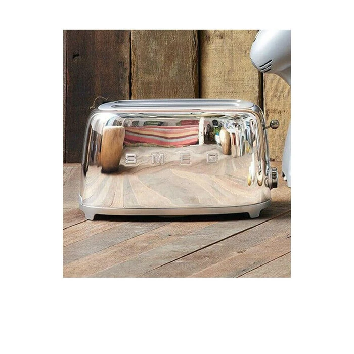 Φρυγανιέρα SMEG 50's Style 2 φέτες Χρώμιο TSF01SSEU