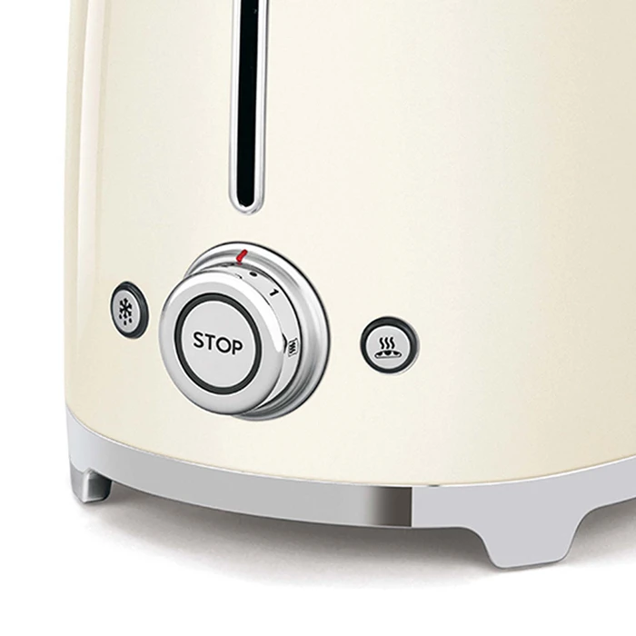 Smeg TSF02CREU 2-Slice Toaster 1500W Cream
