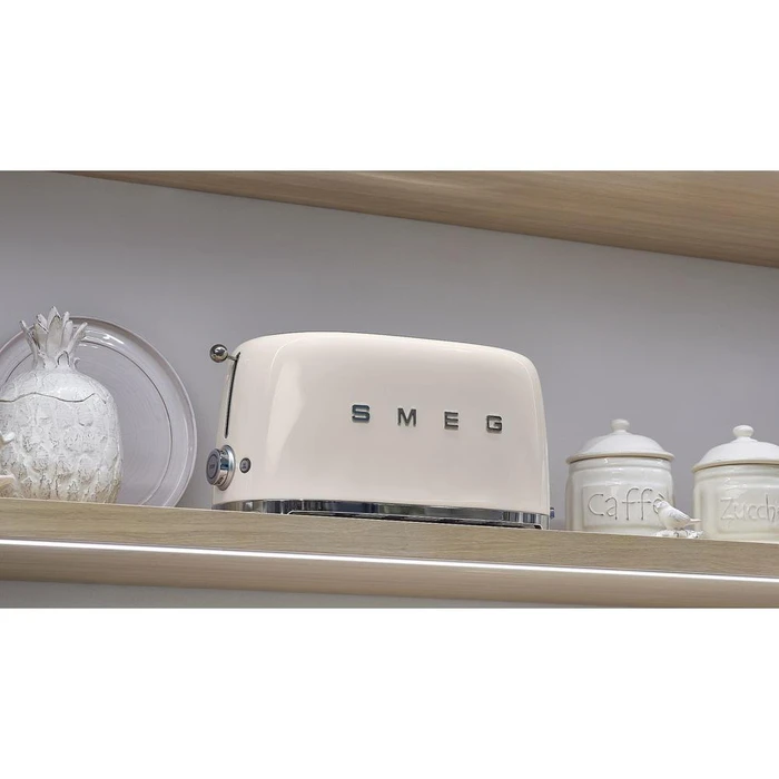 Smeg TSF02CREU 2-Slice Toaster 1500W Cream