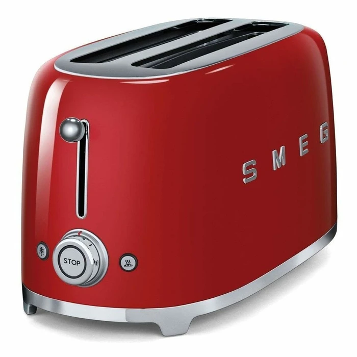 SMEG Toaster 2-Slot 50's Style Red TSF02RDEU 1500W