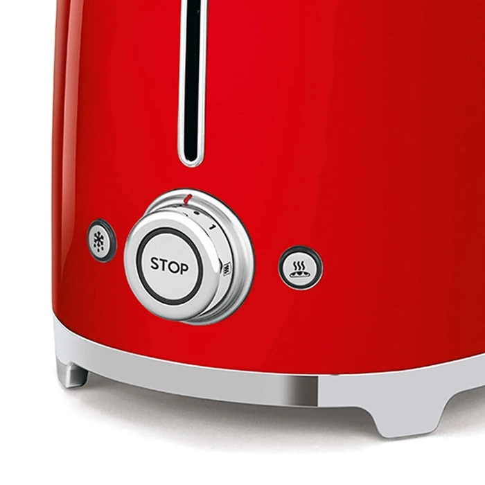 SMEG Toaster 2-Slot 50's Style Red TSF02RDEU 1500W