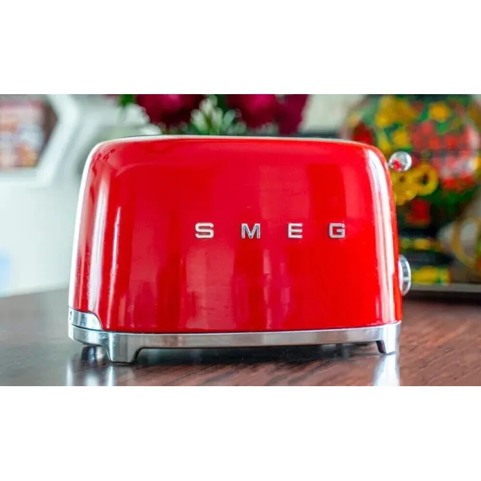 SMEG Toaster 2-Slot 50's Style Red TSF02RDEU 1500W