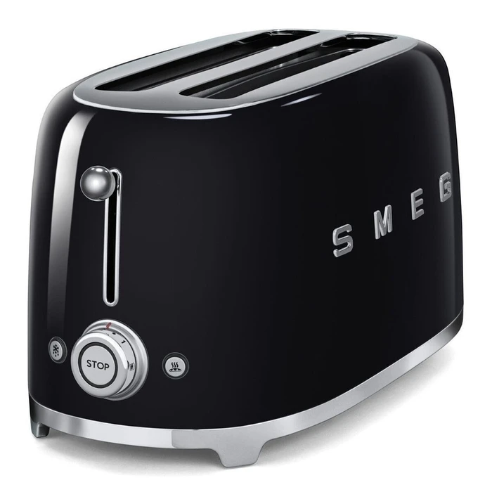 Smeg TSF02BLEU Φρυγανιέρα 2 Θέσεων 1500W Μαύρη