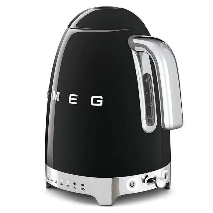 SMEG Kettle 1.7L 2400W Black KLF04BLEU