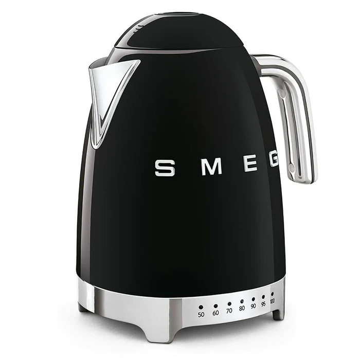 SMEG Kettle 1.7L 2400W Black KLF04BLEU