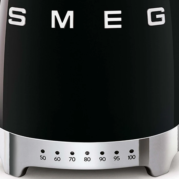 SMEG Kettle 1.7L 2400W Black KLF04BLEU