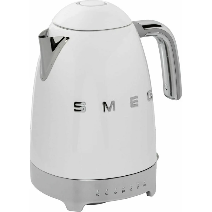 SMEG Kettle 50's Style 1.7L 2400W White KLF04WHEU