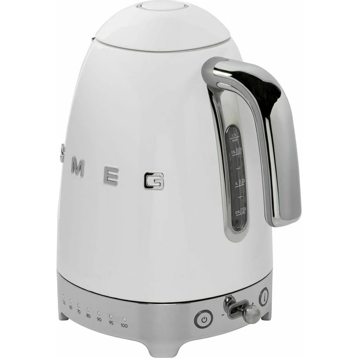 SMEG Kettle 50's Style 1.7L 2400W White KLF04WHEU