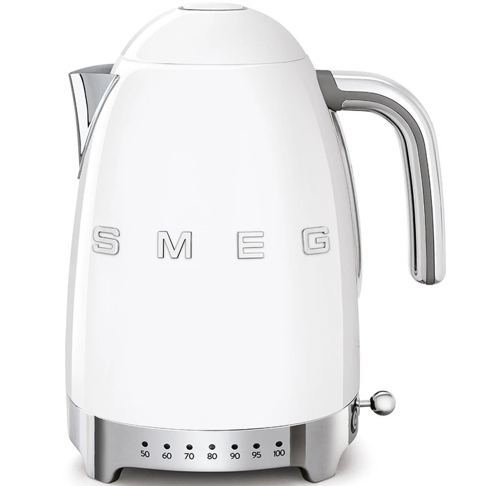 SMEG Kettle 50's Style 1.7L 2400W White KLF04WHEU