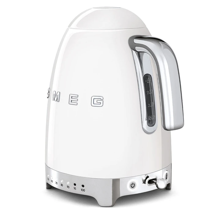 SMEG Kettle 50's Style 1.7L 2400W White KLF04WHEU
