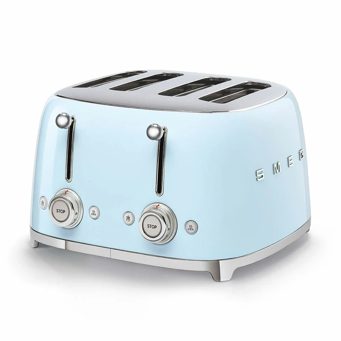 Smeg TSF03PBEU Φρυγανιέρα 4 Θέσεων 2000W Μπλε (50's Style)