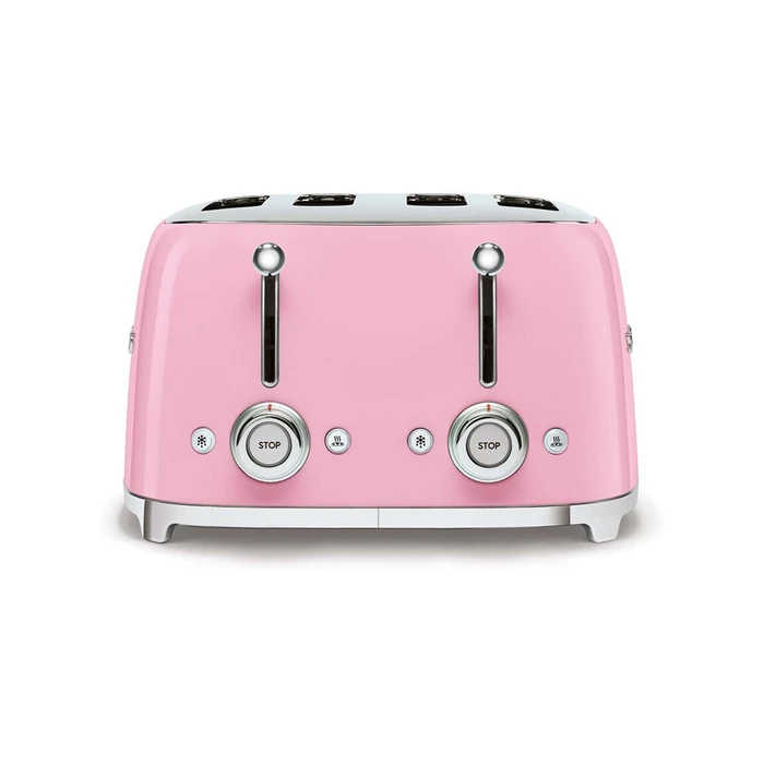 SMEG 50's Style 4-Slice Toaster Pink TSF03PKEU