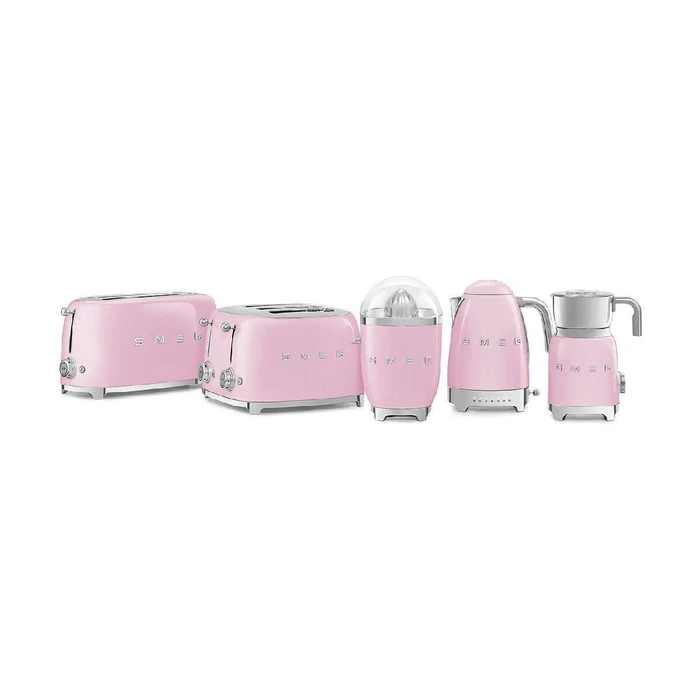SMEG 50's Style 4-Slice Toaster Pink TSF03PKEU
