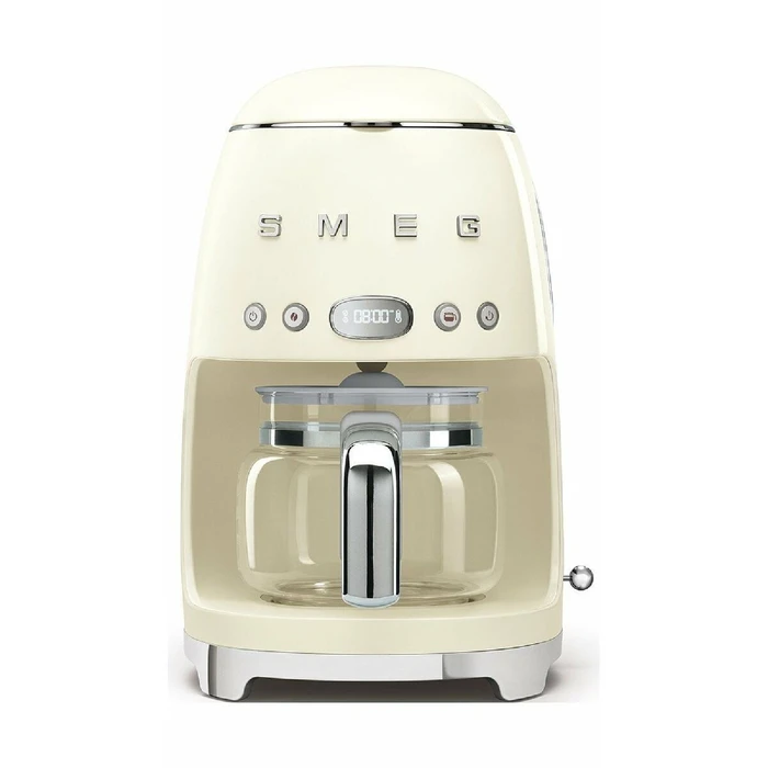 Smeg DCF02CREU Προγραμματιζόμενη Καφετιέρα Φίλτρου 50's Style Κρεμ (Beige) 1050W