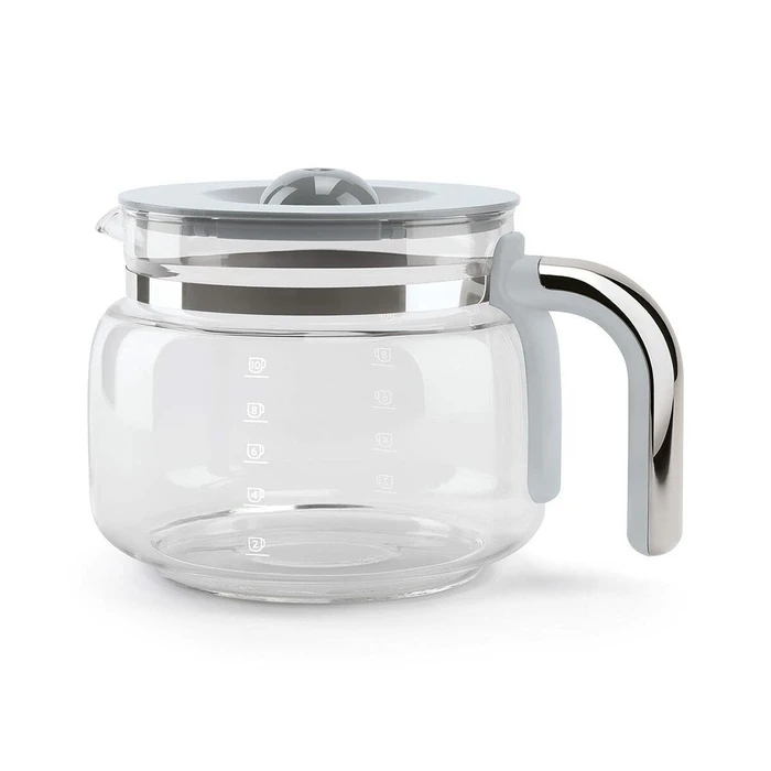 Smeg DCF02CREU Προγραμματιζόμενη Καφετιέρα Φίλτρου 50's Style Κρεμ (Beige) 1050W