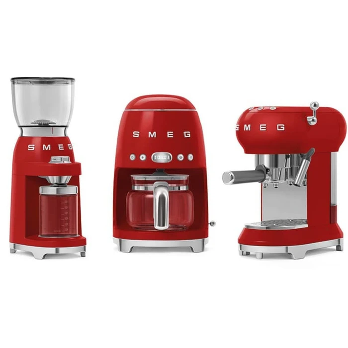 SMEG Drip Coffee Maker 50's Style Red DCF02RDEU