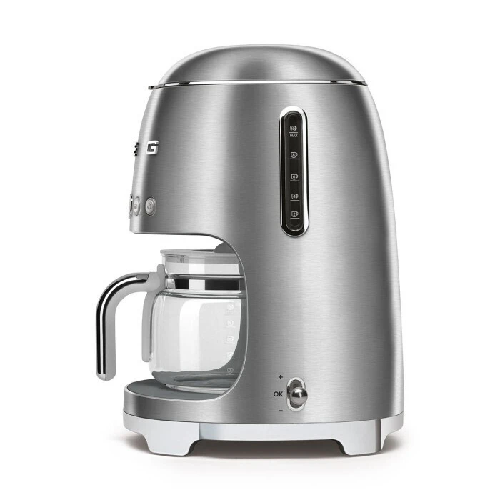 SMEG Καφετιέρα Φίλτρου 50's Style Ασημί DCF02SSEU