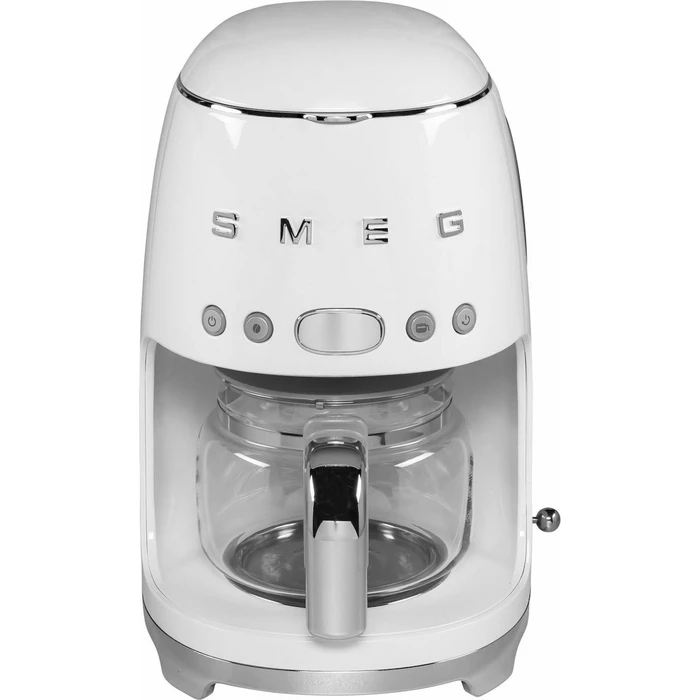 Smeg DCF02WHEU Drip Coffee Maker 50's Style White 1050W