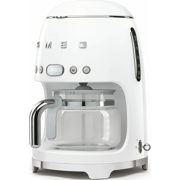Smeg DCF02WHEU Drip Coffee Maker 50's Style White 1050W