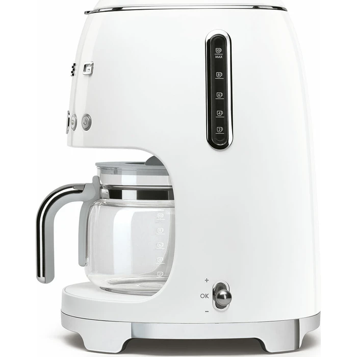 Smeg DCF02WHEU Drip Coffee Maker 50's Style White 1050W