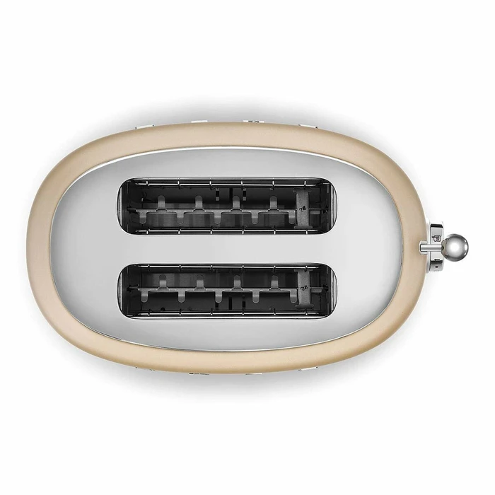 SMEG TSF01CHMEU Toaster Champagne — 2-Slice, 950W