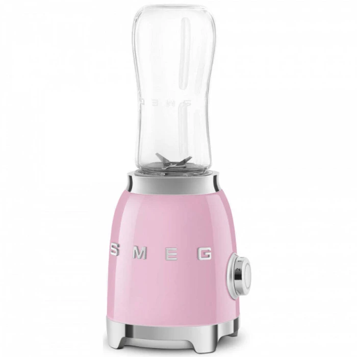 Smeg 50's Style Μπλέντερ Προσωπικό με Κανάτα Tritan 600 ml 300W Ροζ