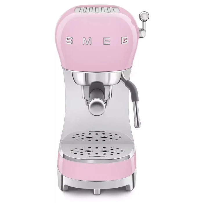 SMEG 50's Style Espresso Coffee Maker Pink ECF02PKEU