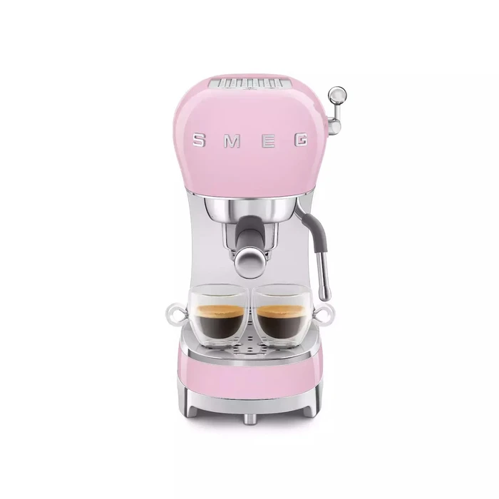 SMEG 50's Style Espresso Coffee Maker Pink ECF02PKEU