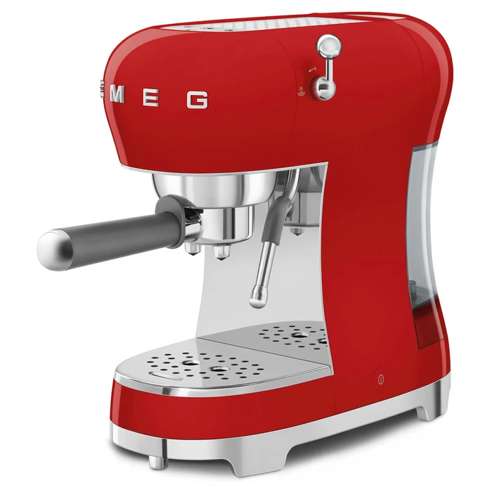 Smeg Μηχανή Espresso 50's Style Κόκκινη ECF02RDEU
