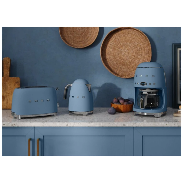 Smeg Καφετιέρα Φίλτρου 50's Style Storm Blue DCF02SBMEU 1.4L 1050W