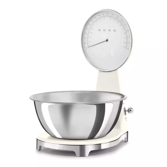 SMEG Αναλογική και Ψηφιακή Κουζινική Ζυγαριά Μπεζ KSF01CRWW