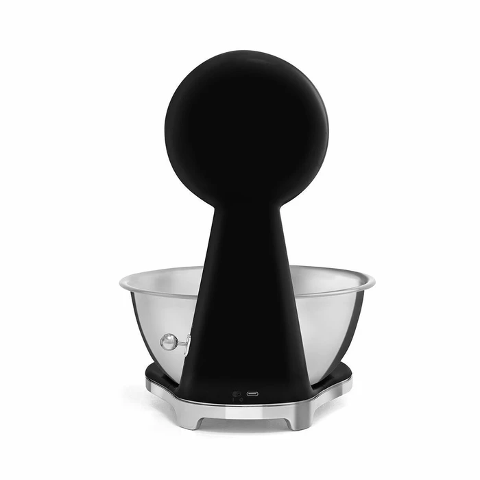 Smeg Ψηφιακή Ζυγαριά Κουζίνας με Κάδο έως 5kg Μαύρη KSF01BLWW