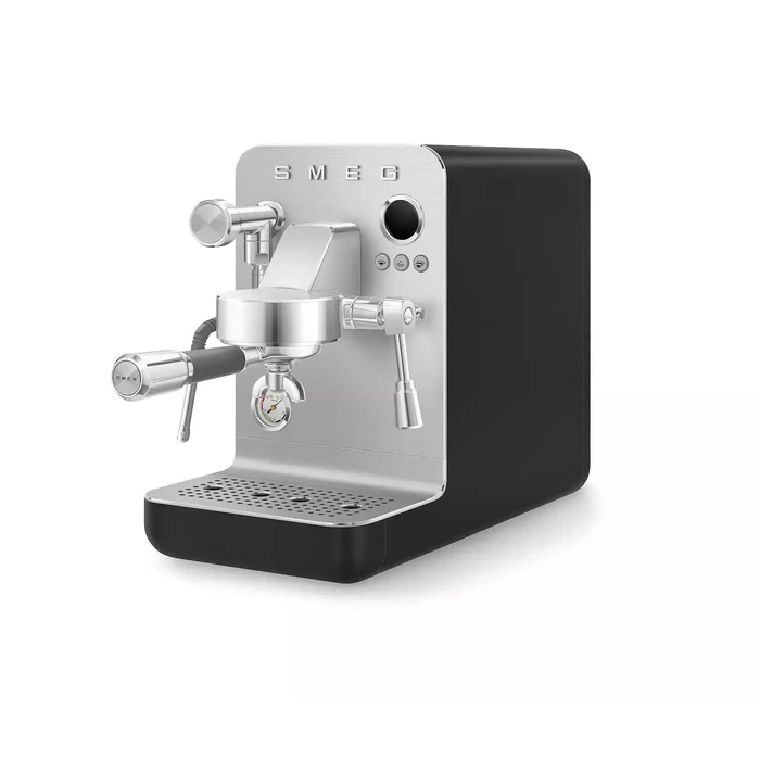 SMEG Ημιαυτόματη Μηχανή Espresso Collection Μαύρη EMC02BLMEU