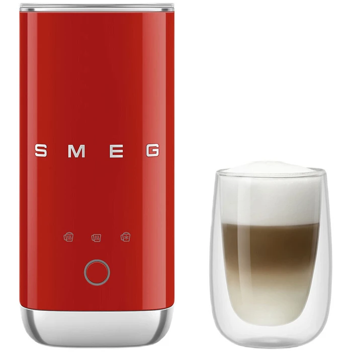 Smeg Συσκευή για Ζεστό & Κρύο Αφρόγαλα 50's Style Κόκκινο MFF02RDEU