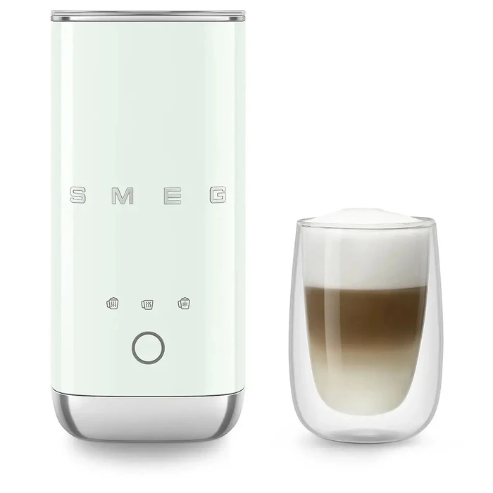 Smeg Συσκευή Αφρόγαλα (Ζεστό & Κρύο) MFF02PGEU Pastel Green - 120 ml