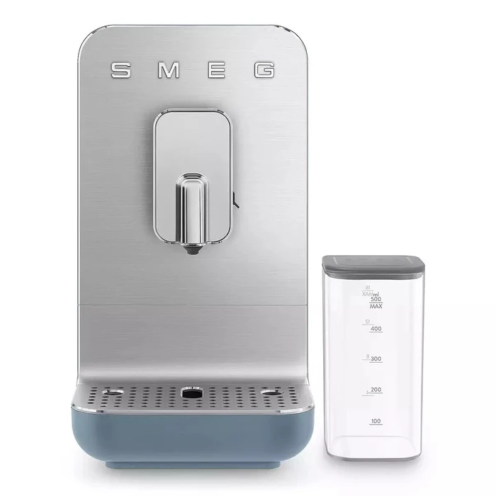 SMEG Αυτόματη Μηχανή Espresso 1350W με Μύλο Άλεσης BCC13SBMEU - Blue Storm