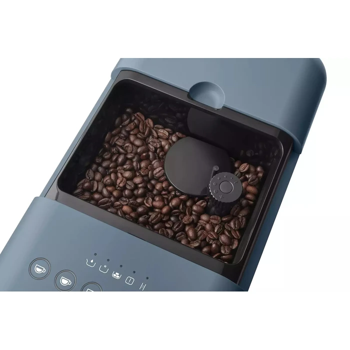 SMEG Αυτόματη Μηχανή Espresso 1350W με Μύλο Άλεσης BCC13SBMEU - Blue Storm