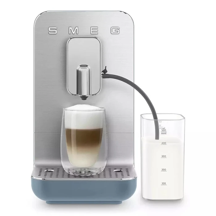 SMEG Αυτόματη Μηχανή Espresso 1350W με Μύλο Άλεσης BCC13SBMEU - Blue Storm