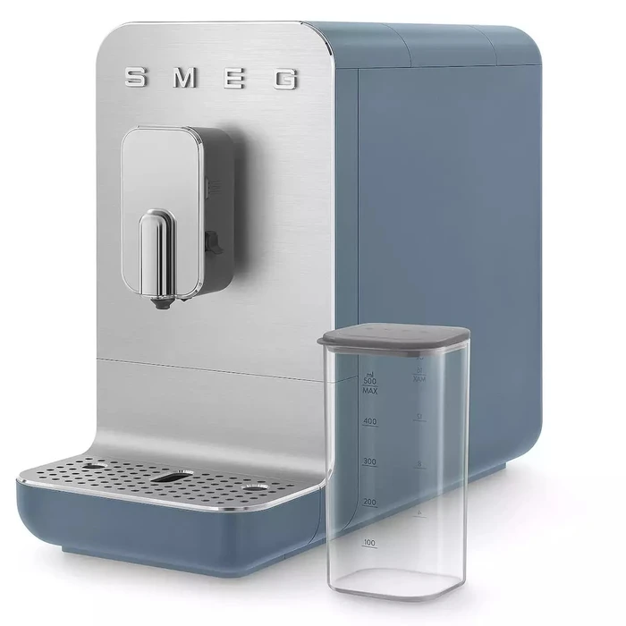 SMEG Αυτόματη Μηχανή Espresso 1350W με Μύλο Άλεσης BCC13SBMEU - Blue Storm