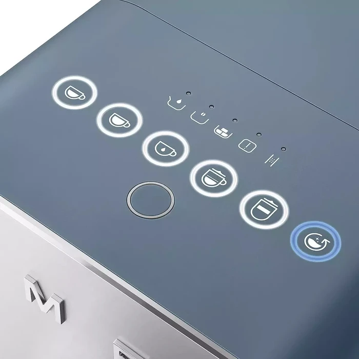 SMEG Αυτόματη Μηχανή Espresso 1350W με Μύλο Άλεσης BCC13SBMEU - Blue Storm