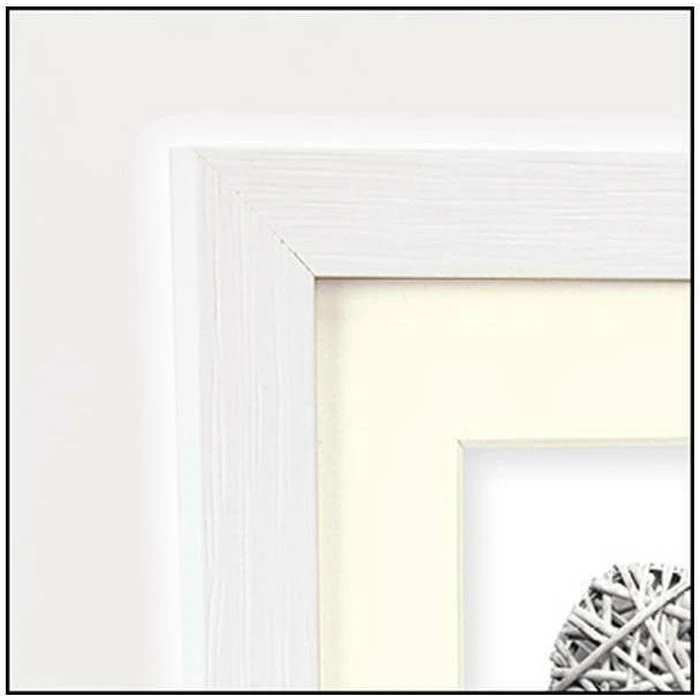 Κορνίζα τοίχου ZEP Regent 4 Passepartout 13x18 Wood Frame White V32574