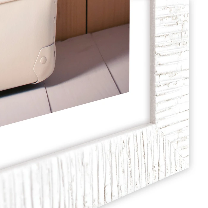 Κορνίζα πορτρέτου & μίνι ZEP Coventry White 20x30 Wood V7323W