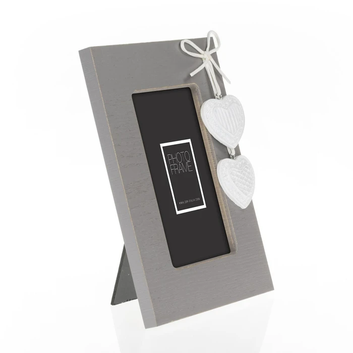 Κορνίζα πορτρέτου & μίνι ZEP Melissa grau 10x15 Holz Portrait NL224G