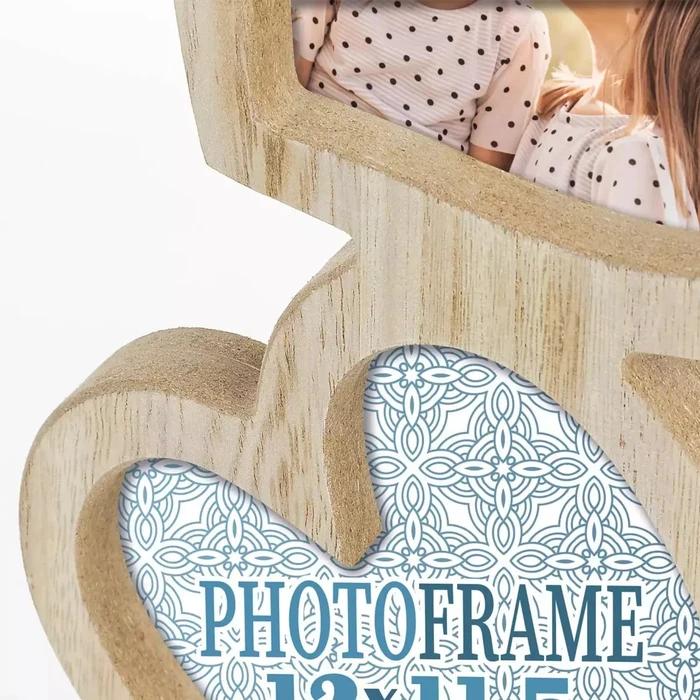 Κορνίζες γκαλερί ZEP Frida 3x12x11,5 Wood Frame with 3 Hearts RE333