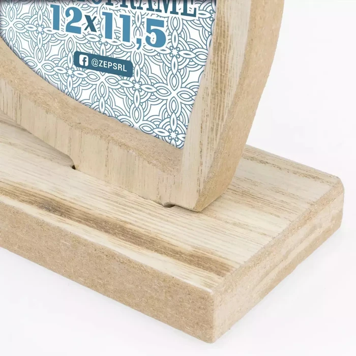 Κορνίζες γκαλερί ZEP Frida 3x12x11,5 Wood Frame with 3 Hearts RE333