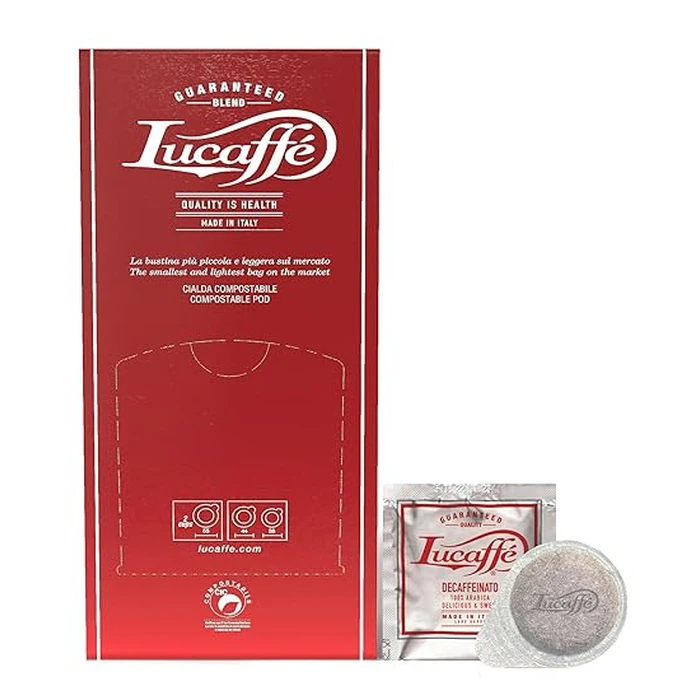 Lucaffè DECAFFEINATO 44mm E.S.E. System Coffee Pods - 150 Pads