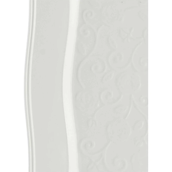 La Porcellana Bianca Square Shallow Plate White 26.5x26.5 cm - 6 pcs