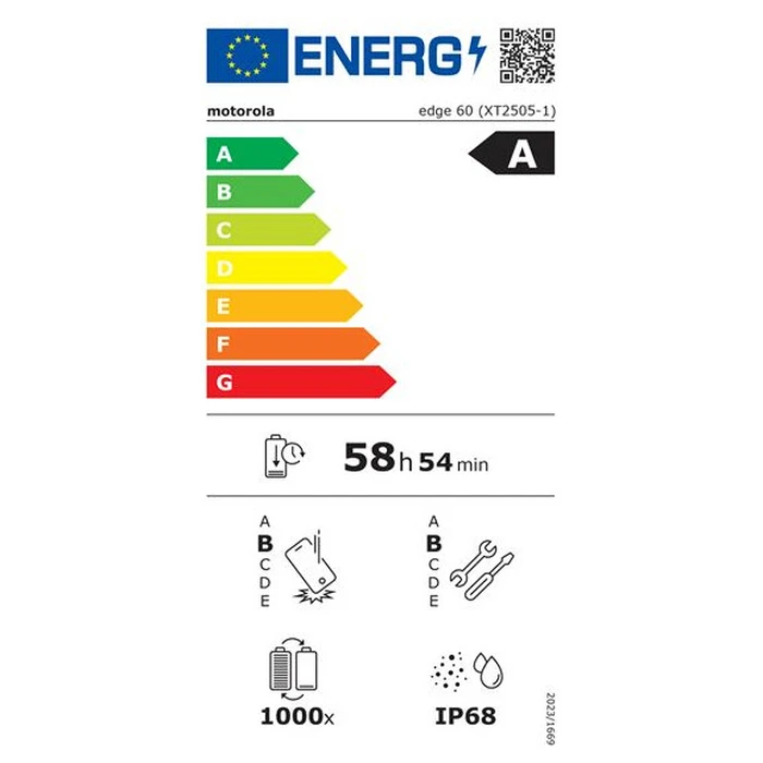 Smartphone Motorola Edge 60 8 GB RAM 256 GB Blue