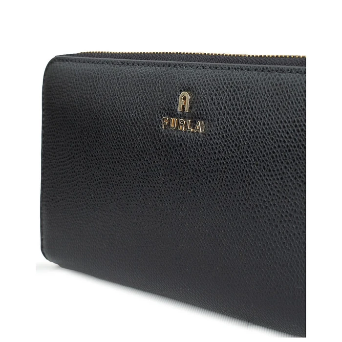 Furla Camelia XL Μεγάλο Γυναικείο Πορτοφόλι Μαύρο